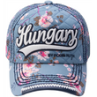 Baseball sapka női Hungary feliratos, virágos Lilla-E Baseball sapka női Hungary feliratos, virágos Lilla-E
